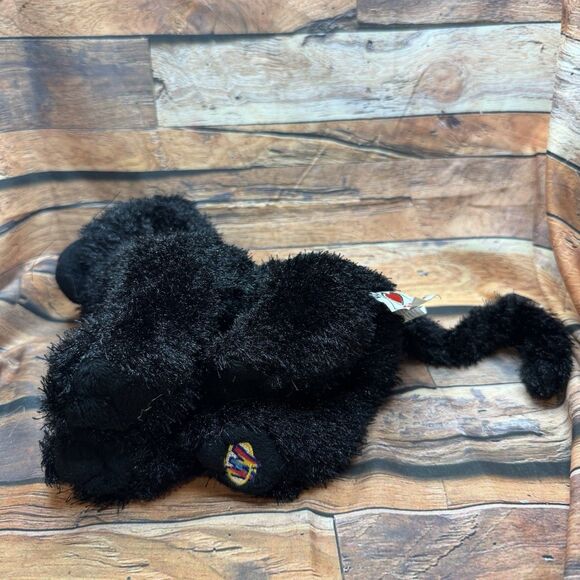 Ganz Webkinz Black Cat HM135 Plush Stuffed Animal Toy Green Eyes No Code - Picture 6 of 9